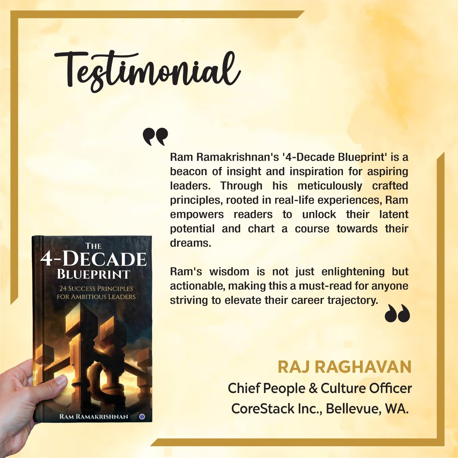 Testimonial post Raj